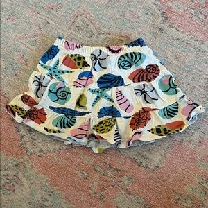 Hanna Andersson Multicolor Seashell Skirt